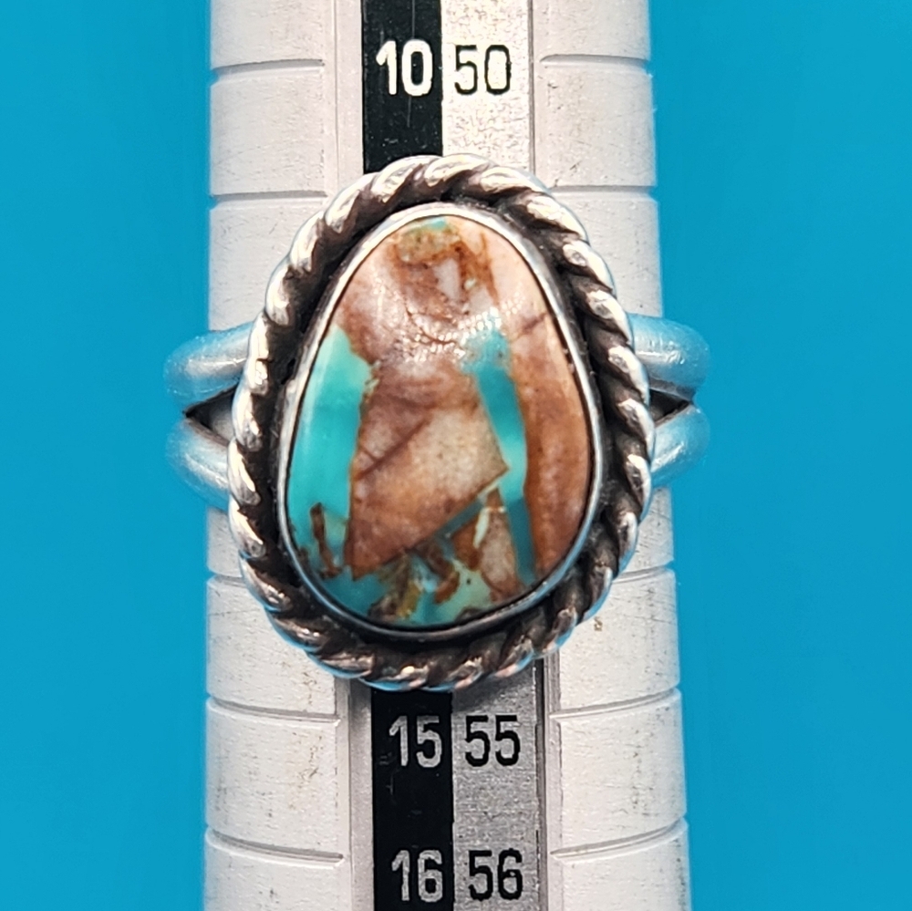 Heirloom Indie Handmade Royston Ribbon Turquoise Ring
